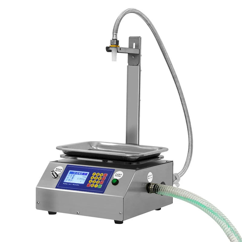 Digital Control Liquid Filling Machine Weighting Filling System 30g-15kg Capacity Alcohol Juice Milk Small Bottle Filler