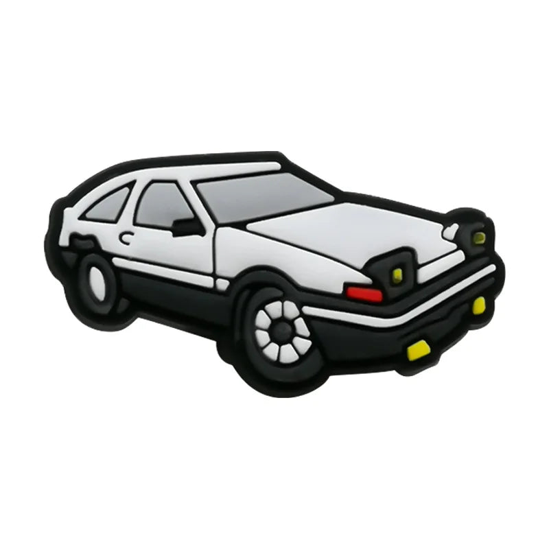 1/25PCS Cool Car Shoe Charms Accessories Pins for Men Boys Muscle Car Supercar Shoe Decorations fit Sandal Sneaker Clog Buckle