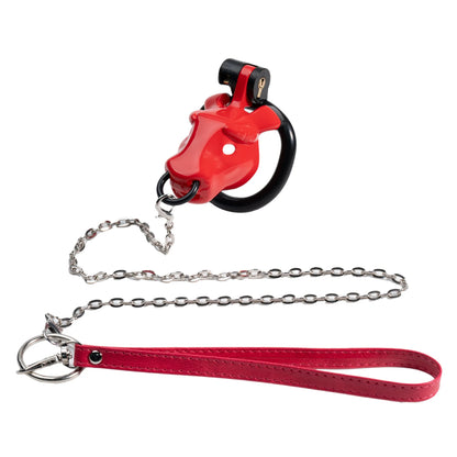 Cow Chastity Lock Traction CB Lock Male Lower Body Restraint BDSM Dog Collar Chastity Device Male Penis Chastity Cage Set