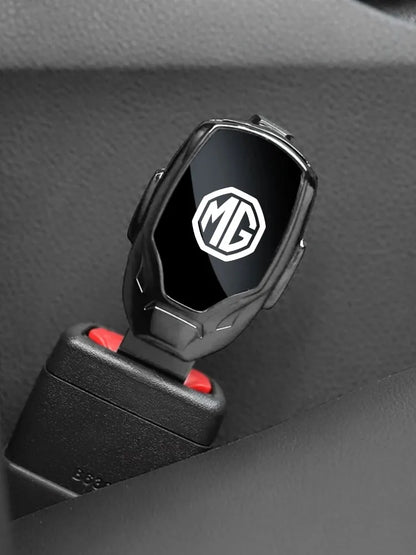 Car Seat Belt Clip Carbon Extender Lock Buckle Plug Interior for MG ZS HS GT HECTOR MG3 MG5 MG6 MG7 Auto Accessories