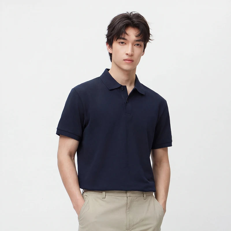 Semir Mens Polo 2026 Classic Lapel Knitted Moisture Wicking Quick Dry Cool Feeling Antibacterial