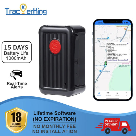 Trackerking EC11 Mini Builtin Battery GSM GPS tracker for Car Kids Personal Pet track device with free online tracking APP