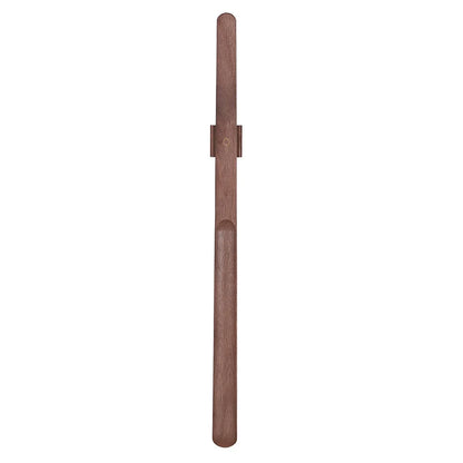 70cm Premium Rubber Wood Magnetic Shoe Horn - Long Handle No-Bend Shoe Helper for Elderly, Pregnant Women & Adults