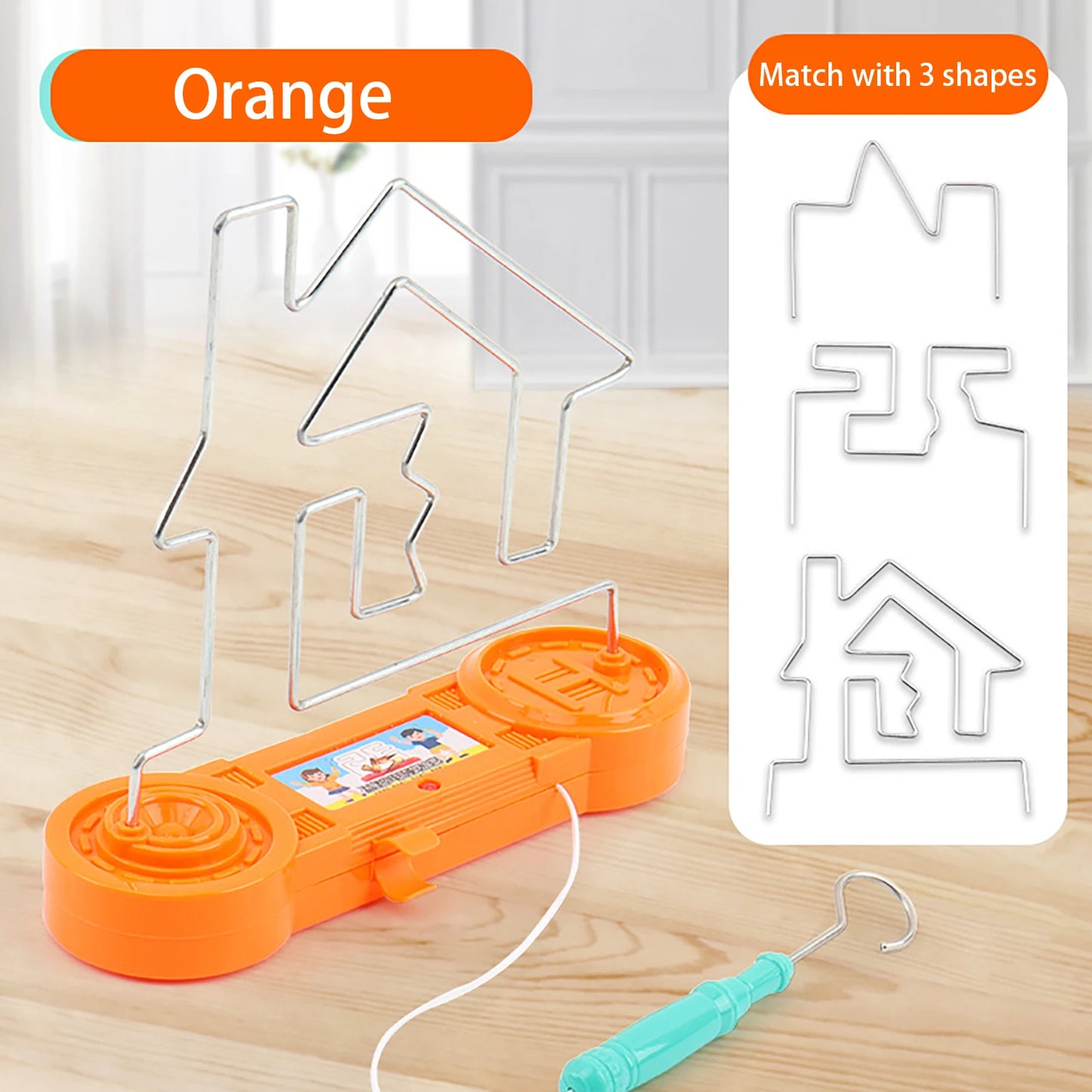 Electric Touch Fire Maze Toy Focus Training Desktop Game Fire Impact Hand Eye Coordination Puzzle Toy