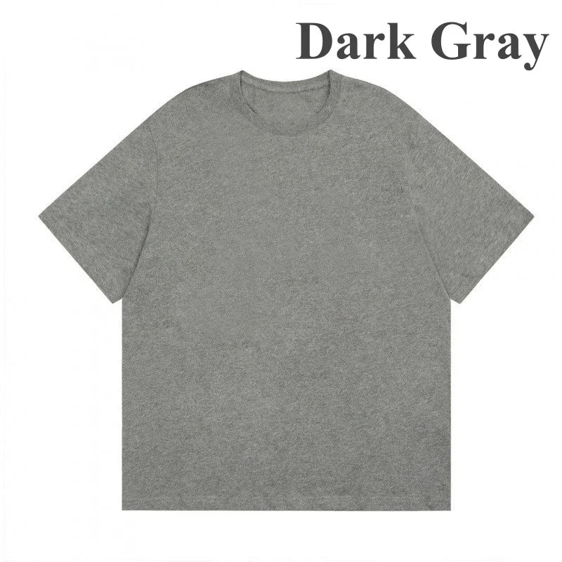 Polo women clothes for woman mens t shirt tops for woman Embroidered round neck T-shirt versatile casual couple style shirts