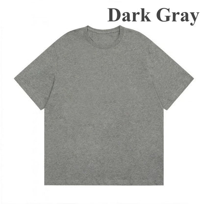 Polo women clothes for woman mens t shirt tops for woman Embroidered round neck T-shirt versatile casual couple style shirts