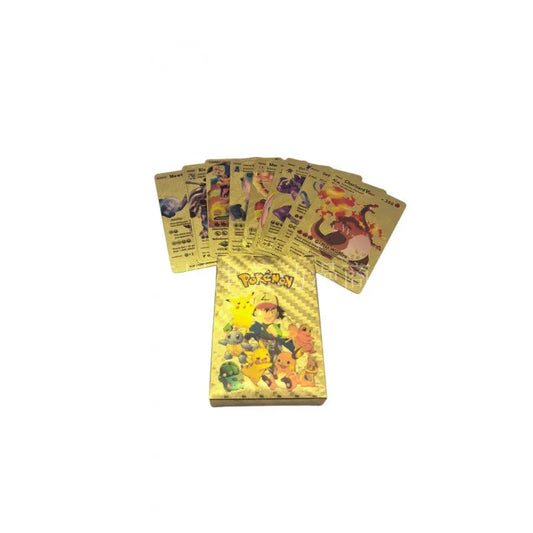 Baokemeng Hot Pokemon Board Game Card Gold Foil Card Silver Foil Black Foil Collection Card Cross Pokemon Cards