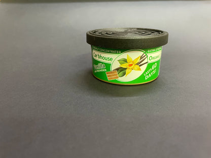 organic air freshener tank, bubble gum scent, 3 anti-spill blocks per can, perfect for car scent, new car scent