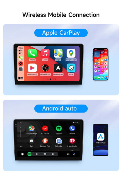 JIUYIN 10.1" Android 15 Car Radio For Mitsubishi Lancer 2007 - 2017 CarPlay Android Auto GPS 4G Multimedia Stereo Navigation