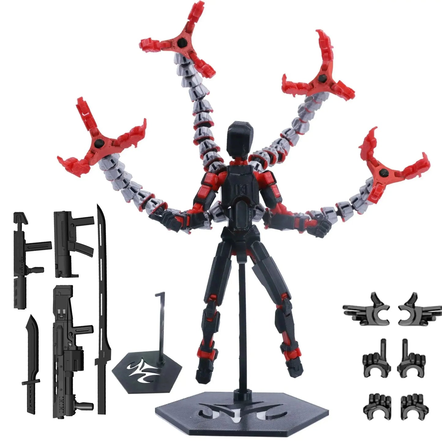 Hot 13 Action Figure Dummy Death Swordsman Titan 13 Action Figures T13 Multi-Jointed Movable Lucky 13 Action Figure Nova Gift