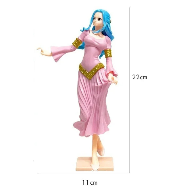 One Piece Anime Figure Nami Shirahoshi Nico Robin Nefertari D Vivi Action Model Pvc Statue Desktop Ornament Collection Toys Gift