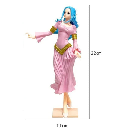 One Piece Anime Figure Nami Shirahoshi Nico Robin Nefertari D Vivi Action Model Pvc Statue Desktop Ornament Collection Toys Gift