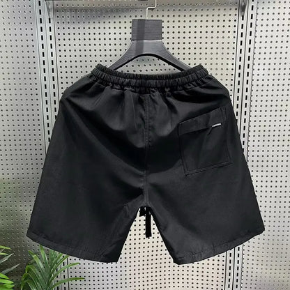 High Quality Men's Shorts Summer Quick Drying Breathable Beach Shorts American Style Trendy Men's Clothing Sports Pants 2025
