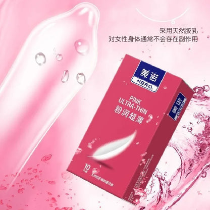 10pcs Fruit Flavor Ultra Thin Condoms Adults Toys For Men 18+ Extra Lubricated Penis Sleeve Male Delay Enhancement Sex Products