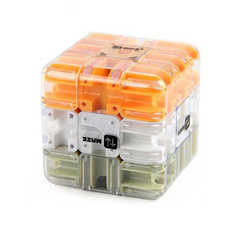 NEW 3D Maze Cube Ball Labyrinth Puzzle Brain Teaser For Adults & Kids Difficult IQ Challenge Problem Solving Educational Toys