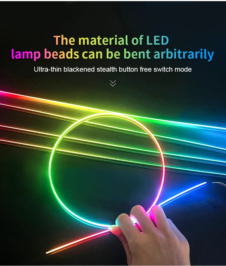 Symphonic  APP Control 256 Colours LED Skylight Ambient Light Atmosphere Sunroof Light Car Roof Panoramic car roof ambient light