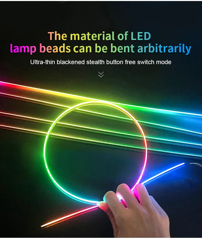 Symphonic  APP Control 256 Colours LED Skylight Ambient Light Atmosphere Sunroof Light Car Roof Panoramic car roof ambient light