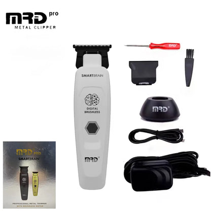 HC-90-4 MRD Smart Brain Hair Clipper Men's Professional Full Metal Lift Height Torque Digital Brushless Motor Cordless Trimmer