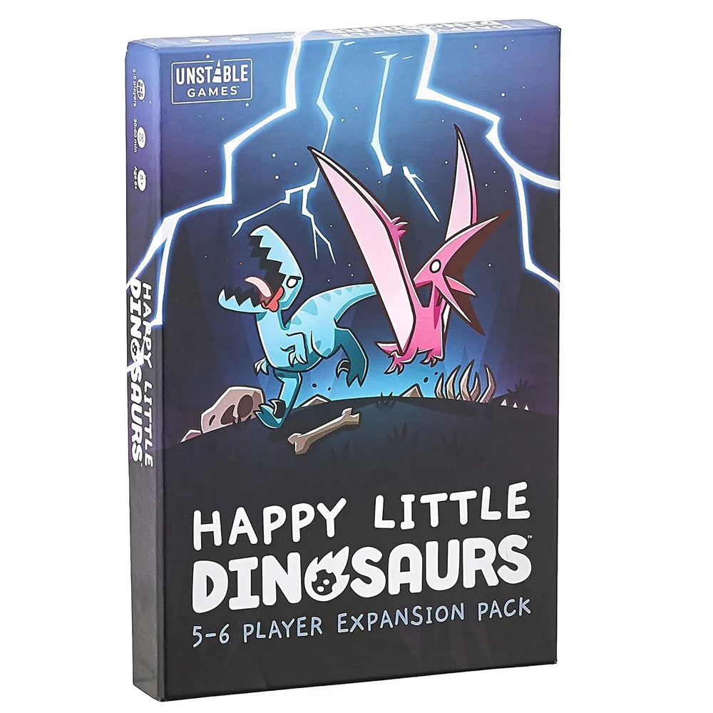 Unstable Games Happy Little Dinosaurs Board Game Funny Unicorns Card Game Family Board Games for 2-4 Players