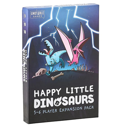 Unstable Games Happy Little Dinosaurs Board Game Funny Unicorns Card Game Family Board Games for 2-4 Players