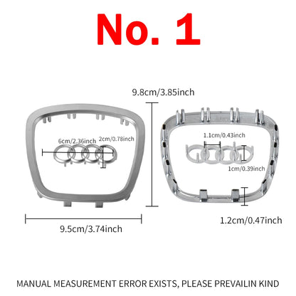 Car Styling Steering Wheel Center Logo Covers Trim Accessorie Fit  AUDI A6L Q7 Q3 Q5 A7 A5 A3 A4L A8L A8 Q5L Q8 A7 Q6 E-TRON SQ5