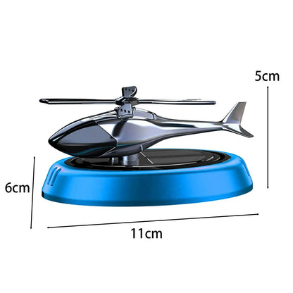 Car Air Freshener Helicopter Model Ornament Dashboard Decoration Perfume Diffuser for Car Bedroom Decor Multifunctional