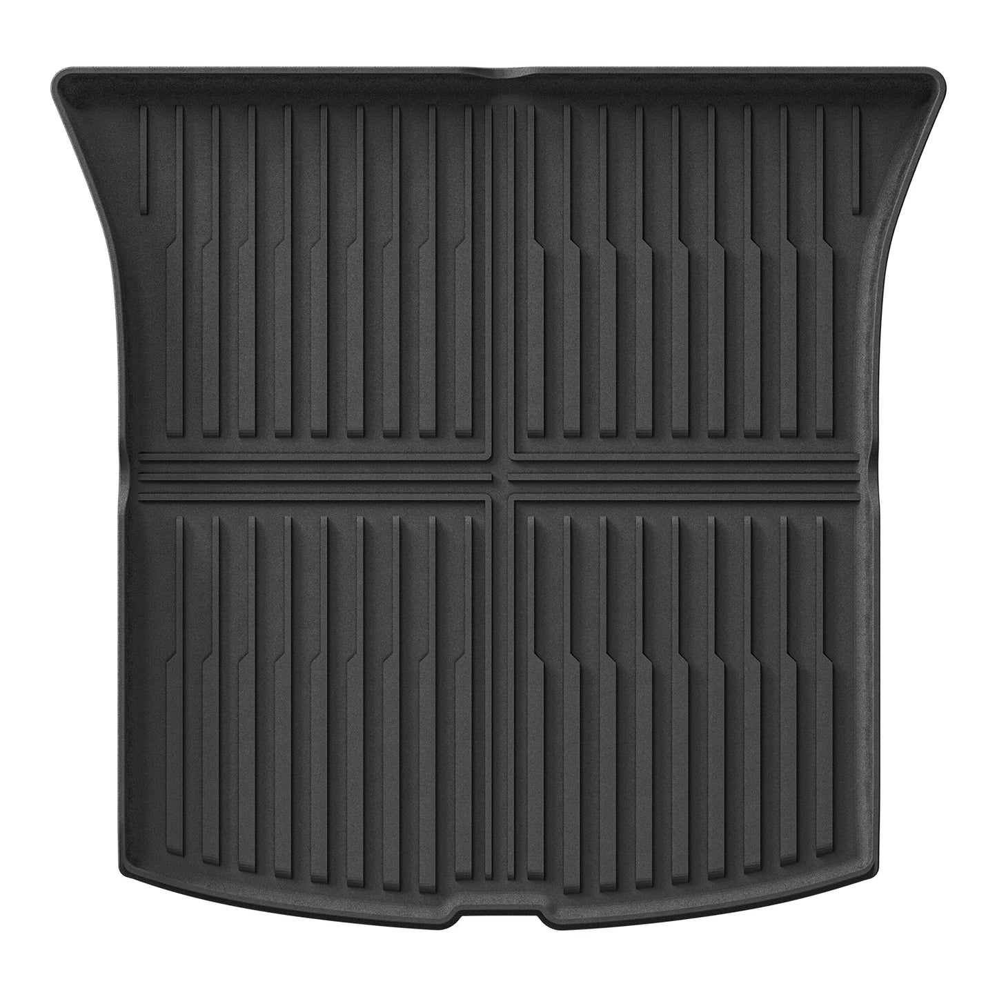 LUCKEASY for Tesla Model Y Launch Juniper 2025 2026 Rear Trunk Seat Backrest Cushion Anti-Kick Mat Car TPE Trunk Protection Pad