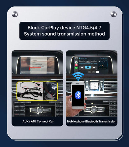Road Top Wireless CarPlay for Mercedes Benz E-Class W212 E Coupe C207 NTG4.5/4.7/5.0 2011-2015 with Airplay Android Auto