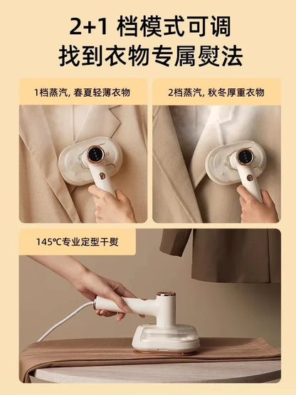 Portable Handheld Mini Steam Iron Household Clothes Wrinkle Removal Ironing Machine for Home Travel Use