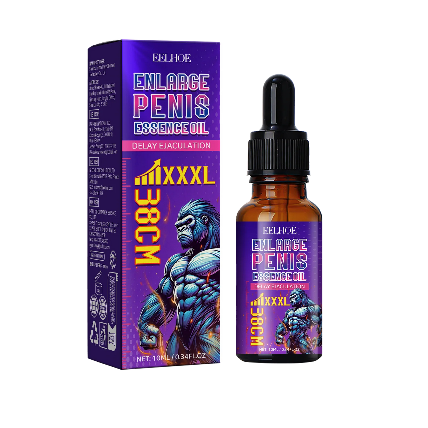 men fashion African Man Lasting Long 60 Minutes Penis Extender Enlargment Oil Sex Time Delay Spray For Male Anti 18+ For Men