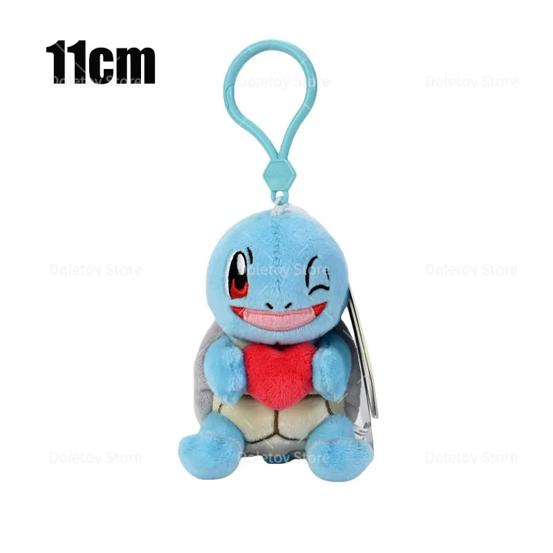 34 Styles Pokemon Plush Keychain Cartoon Toys Pikachu Eevee Charmander Squirtle Mew Snorlax Jigglypuff Doll Kids Kawai Toy Gift