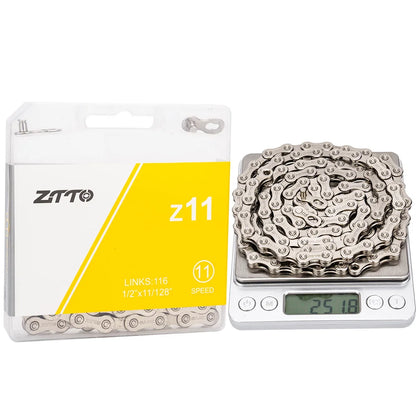 ZTTO MTB Road Bike 11 Speed Chain Current 11v Bicycle Missing Link 11S Power Lock High Quality 116 Links For K7 System