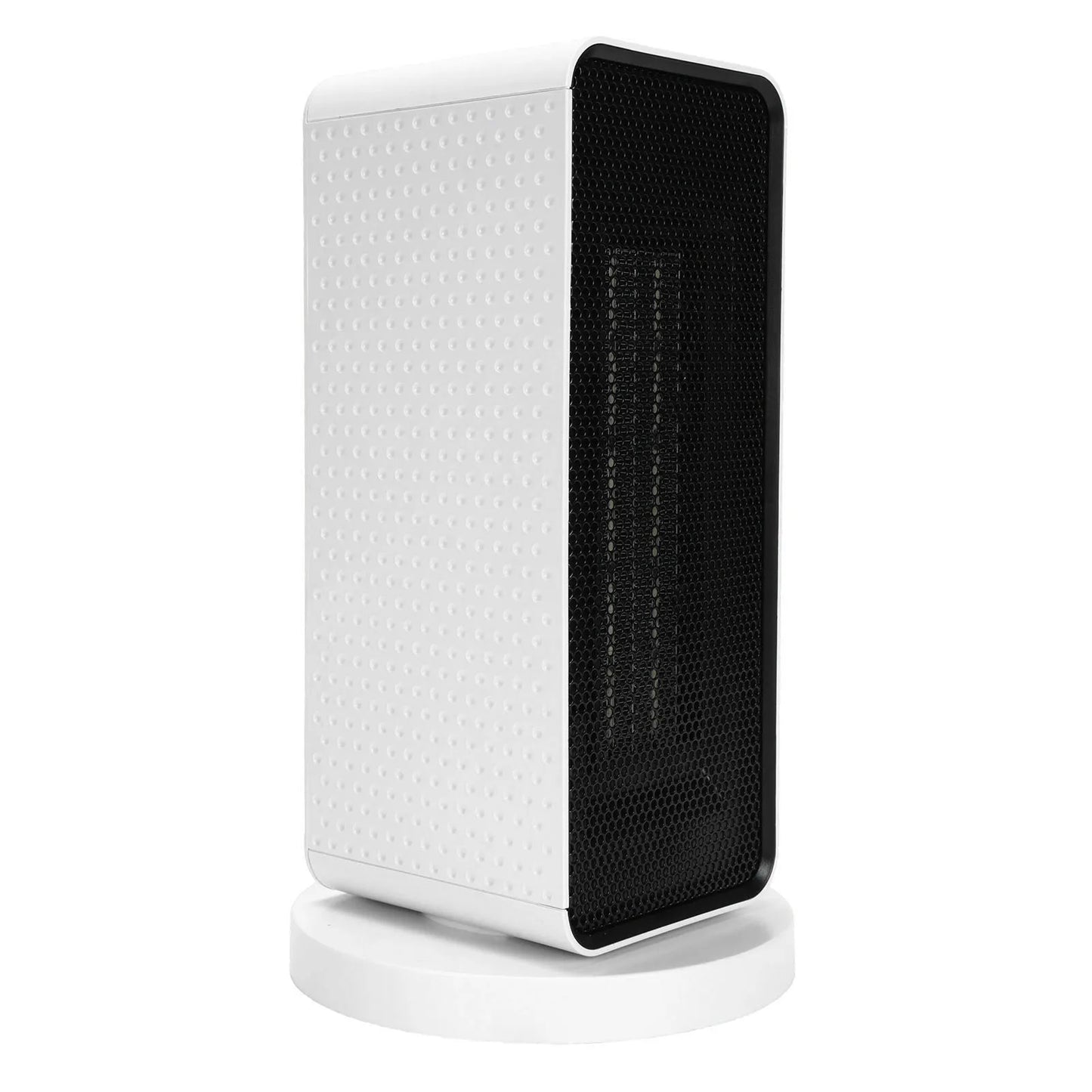 Quiet 1200W PTC Ceramic Space Heater White Portable 70° Oscillation With Thermostat Overheat Tip Over Protection