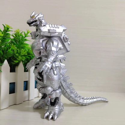 24cm Godzilla King of Monsters Runaway Mechanical Red lotus Planet Godzilla Action Figure Collection Model Toy Kid Birthday Gift