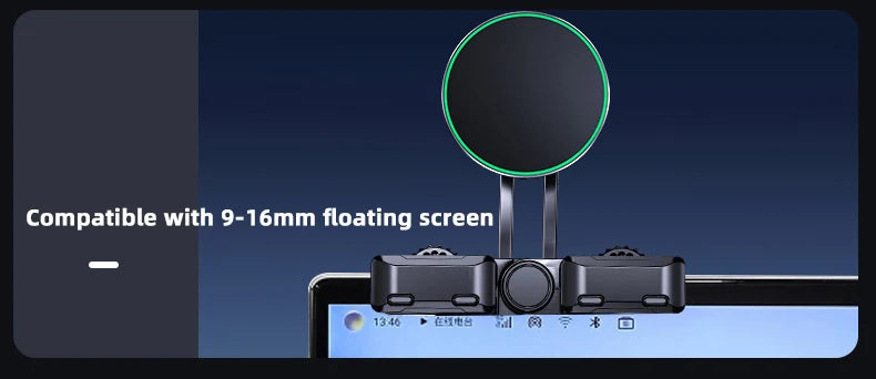 TEEQ for BYD Atto3 Dolphin Seal U DM-i Song Plus Car Phone Holder Mount Adjustable Magnetic Car Phone Support Frame Accessories