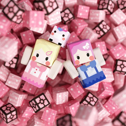 Magnetic Building Blocks Mine World Magnetic Pink Blossom Castle Brick Cube Toys Set STEM Sensory 2026 Gift for 3+ Boy Girl Kid