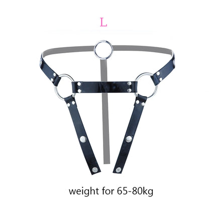FRKO PU Leather Chastity Belt For Metal Penis Lock Cage Auxiliary Harness Belt Underwear Chastity Accessories BDSM Men Sex Toys