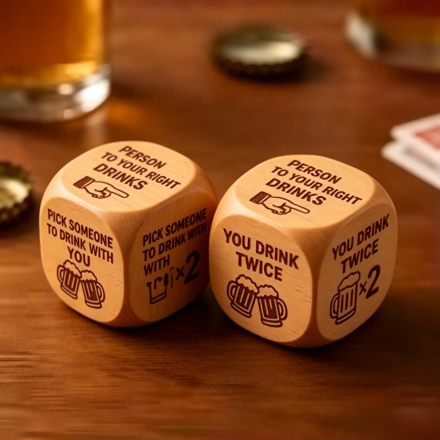 Adults Drinking Party Games, Funny Interactive Dice Game Cards Group Night Activity for Couples Friends Social Events