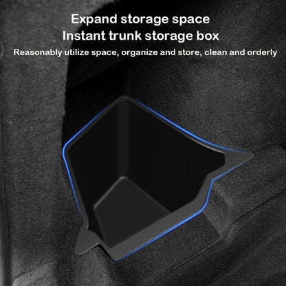 For 2025 2026 Tesla Model Y Juniper Rear Trunk Side Storage Box Trunk Bins Flocking or TPE Cover Trunk Organizer Mats Accessorie