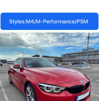 Rear Trunk Spoiler Bumper Lip For BMW 4 Series F32 F33 F36 Carbon Fiber PSM M4 MP Style Wing Tail Kit 2014-2020 Gloss Black