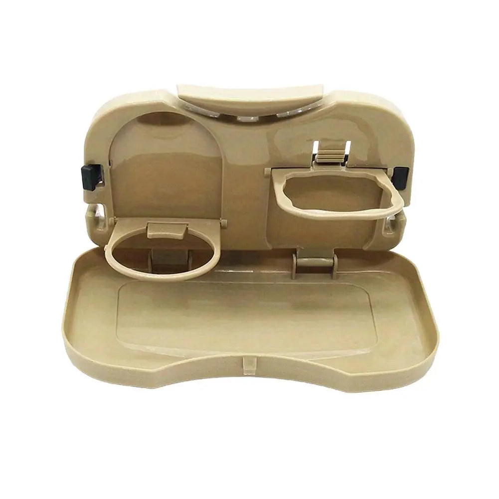 Car Mini Desk Handle Table Seat Back Holder Folding Meal Tray Drink Cup Coffee Stand Storage Case Off Road 4x4 Auto Accessories