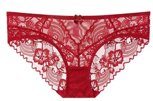Sophisticated French Lace Bra, Unlined Minimizer Bra for Large Bust, Ultra Thin Breathable & Supportive Sexy Lingerie Set MOYISU