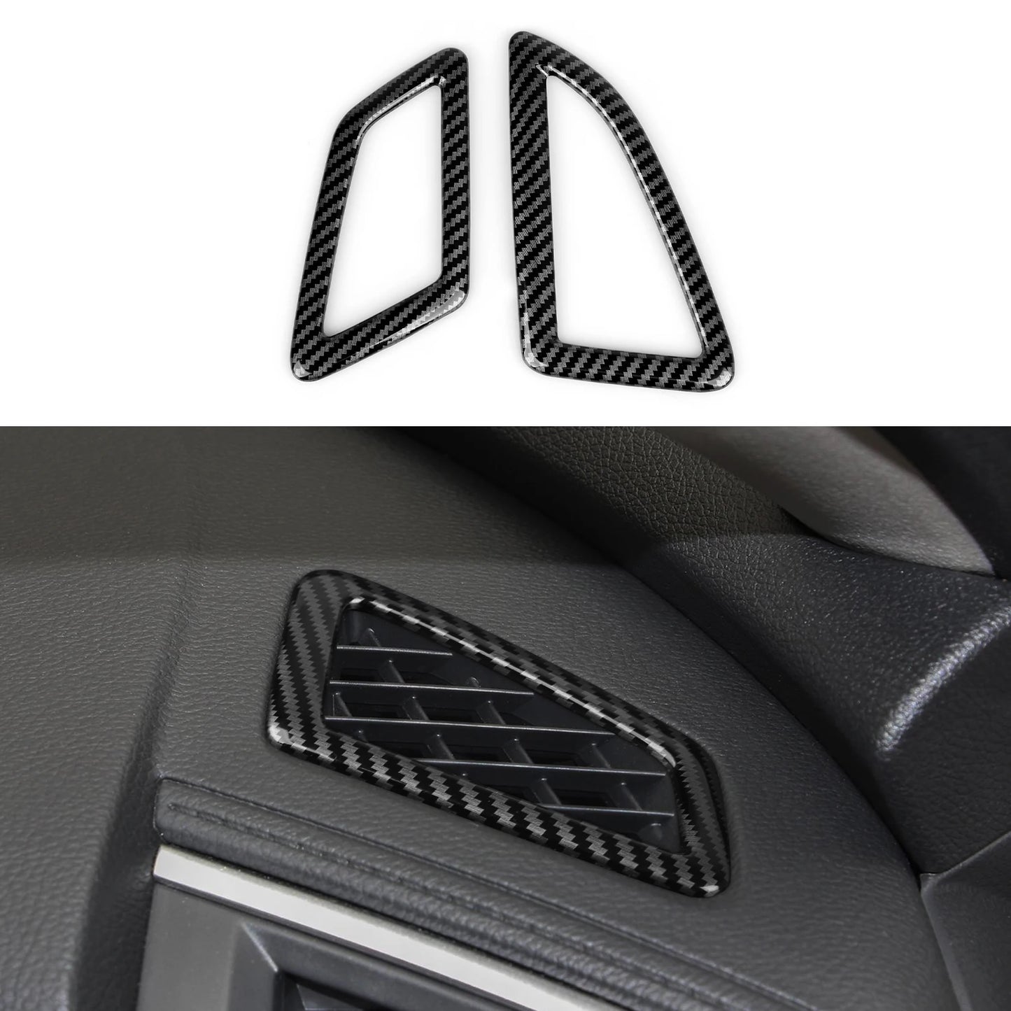 For Honda Civic 10th Gen (2016 -2021) Interior Accessories, Car Center Console Gear Shift Panel , Carbon Fiber ABS Trim Sticker