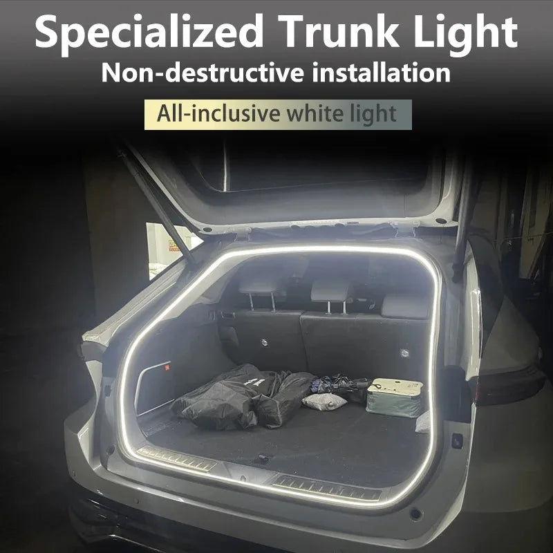 Rear Trunk LED Light Bar Strips Trunk Interior Decorative Lamp Strip Fit for Geely Coolra Monjaro Manjaro Starray Atlas Boyue L