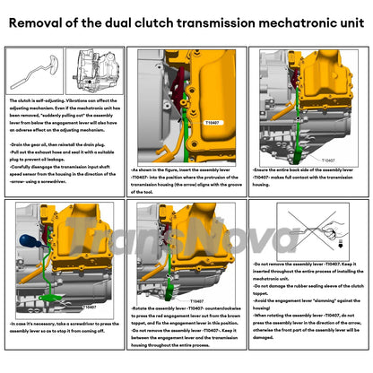 TransNova DQ200 0AM DSG Transmission Disassembly Tool Valve Body Computer Installation & Removal Tool 7 Speed For AUDI VW SKODA