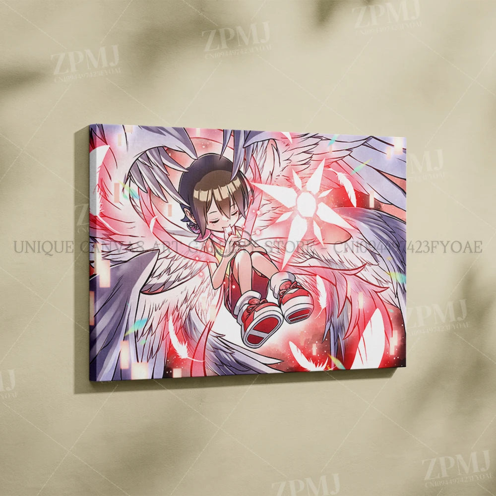 Japanese Anime Canvas Wall Art Digimon Digital Monsters Home Decorative HD Print Poster Painting Modern No Frame For Living Room