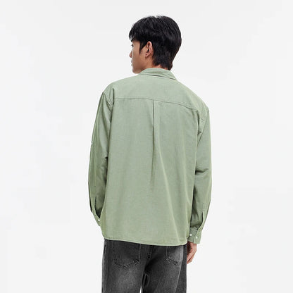 Semir Long Sleeve Shirt Men Cotton and Linen Shirt Coat 2025 New Summer Style Top for Commuting and Leisure