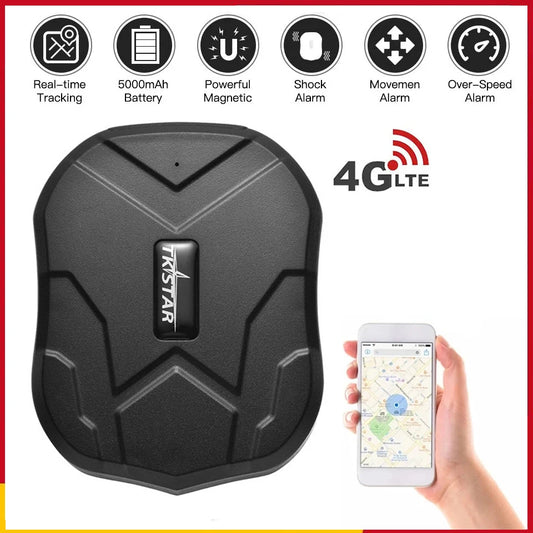 4G GPS Tracker Car TKSTAR TK905 2G Magnet 5000mAh Waterproof Vehicle TrackerLong Standby Battery Real Time Position  Free APP