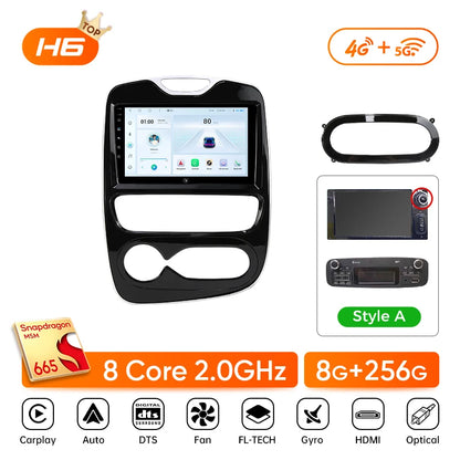 Ainavi Car Radio For Renault Clio 4 2012 2013 2014 2015 2016 2017 2018 Wireless Carplay Android Auto Multimedia 2 Din autoradio
