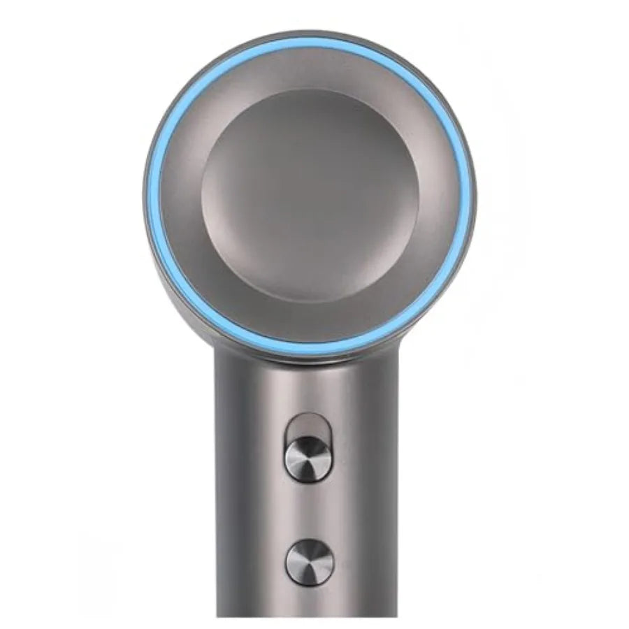 High-Speed Hair Dryer for Curly Hair Women and Men, Dark Grey Brushless Motor 160, 000 RPM, 500M Ionic Negative for Frizz Reduc